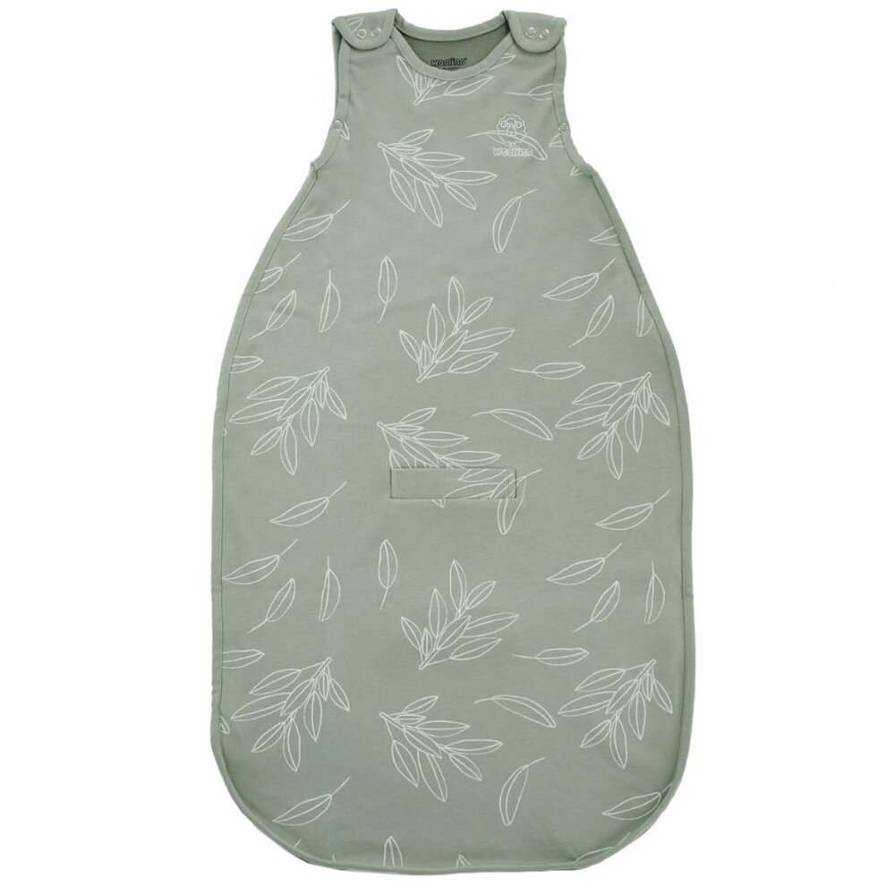 Woolino Merino Wool Baby Sleep Sack 4 Season Wearable Blanket Sage 2-24 Months
